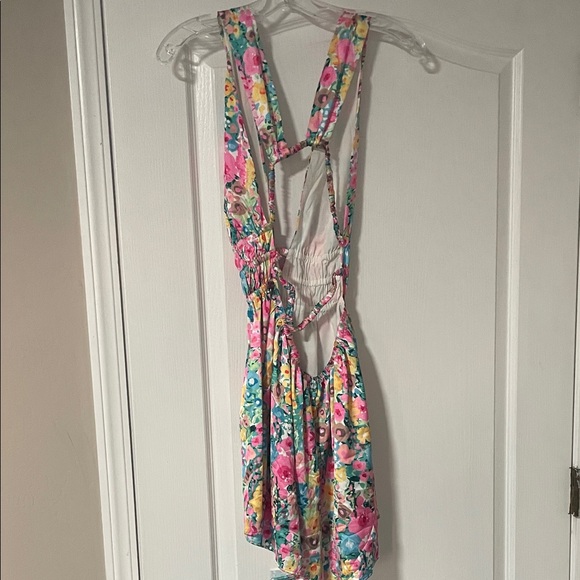 Beginning Boutique Colorful Floral Mini Dress - Picture 4 of 5
